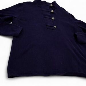 Lauren Ralph Lauren purple Buttoned Top